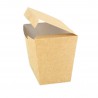 COFRE DE CARTON KRAFT GRANDE PARA FAST FOOD