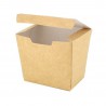 COFRE DE CARTON KRAFT GRANDE PARA FAST FOOD