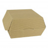 Microchannel cardboard boxes for large hamburgers