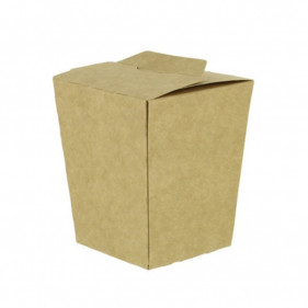 Caixa de papelão kraft para batatas fritas