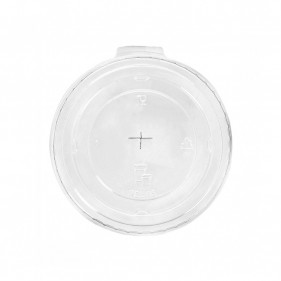 Flat lid with cross for glasses (9.5Ø)