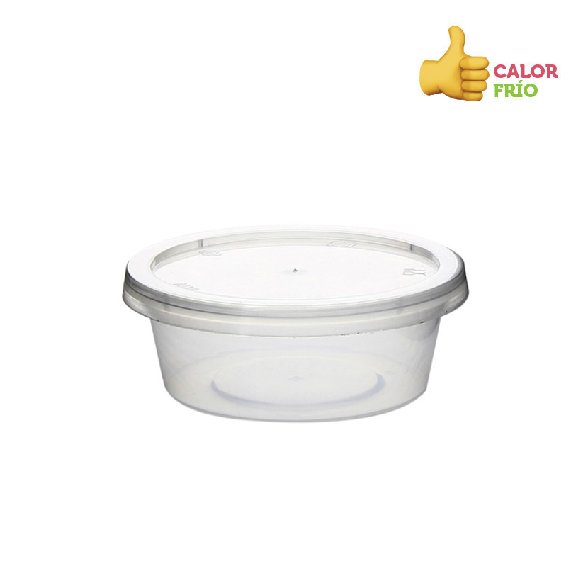 Tarrina para salsas transparente con tapa (85cc)