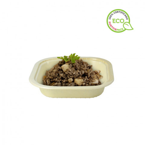 Biodegradable cellulose and potato starch containers (650cc)