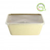 Envases biodegradables fibra trigo con tapa (950cc). Hasta fin de stock