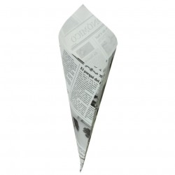 Times greaseproof paper cone for large fries