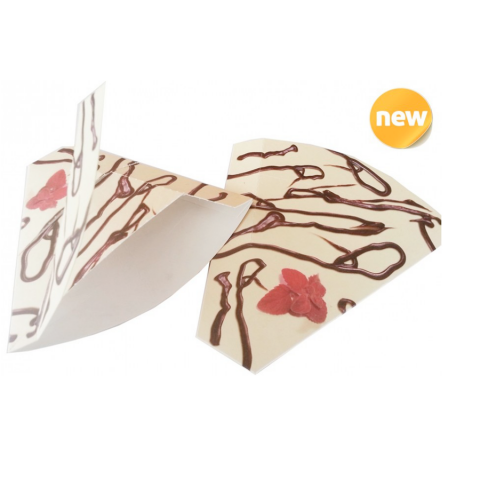 Cone para crepes à prova d'água decorado