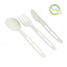 CUCHARAS DE PLA BIODEGRADABLE ELEGANTES 163MM