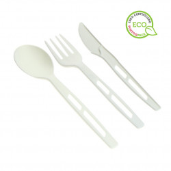 Tenedores de PLA biodegradable elegantes (16,5cm)