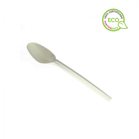 CUCHARAS DE PLA BIODEGRADABLE 162MM