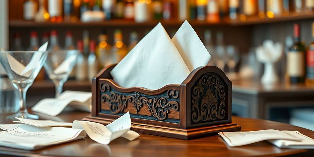 Servilletero bar: esenciales para la experiencia del cliente