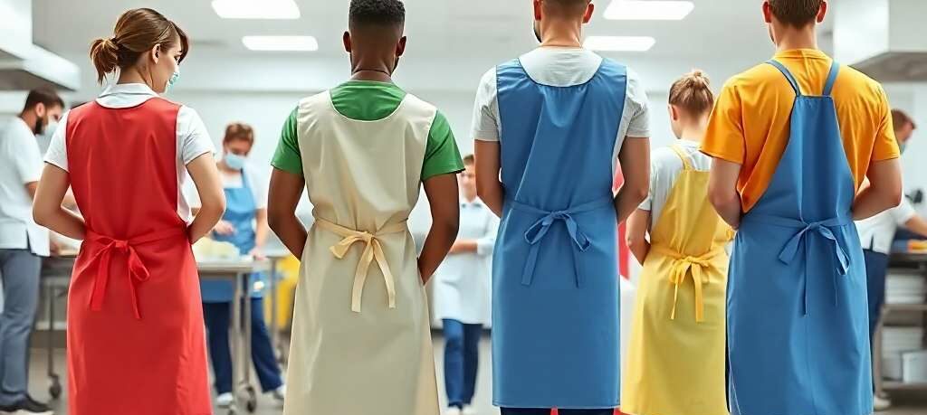 Delantales desechables: Higiene y protección en el trabajo