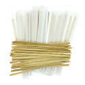 Coffee stirrers and teaspoons