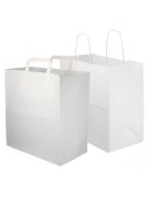 Bolsas de papel blancas