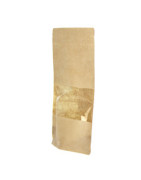 Bolsas de papel kraft con ventana