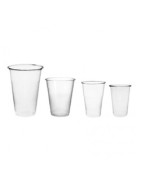 Vasos transparentes