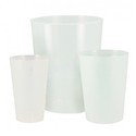 Hard plastic cups