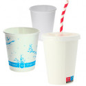Paper cups for cold drinks