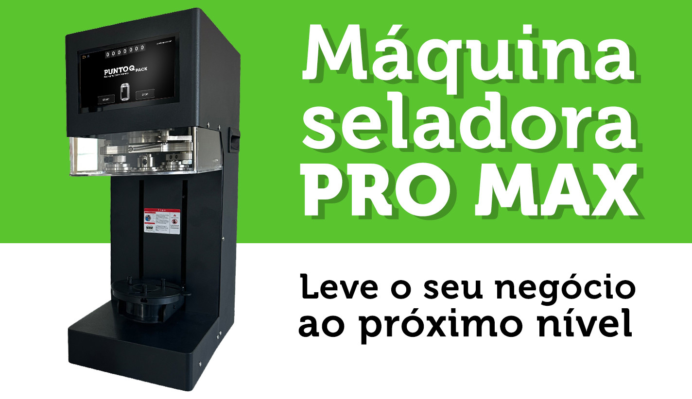 Máquina de selagem e latas PET