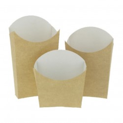 PETACA PARA PATATAS FRITAS CARTON KRAFT MEDIANA