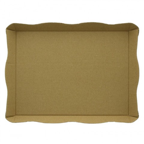 Bandejas de cartón kraft grandes para menú Bandejas de cartón kraft grandes para menú