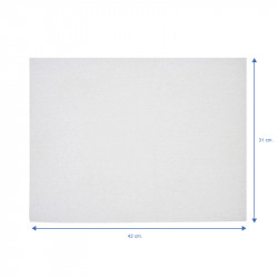 PAPEL ANTI-GORDURA BRANCO 31X42CM