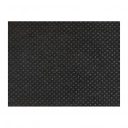 Manteles de papel Negro Novotex doblado 1/8 (100x100cm) | PuntoQpack
