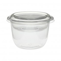 Tarrina RPET transparente tripots (300cc)