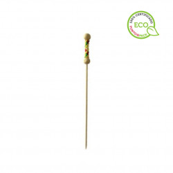  Palillos para brochetas ECO perlas amarillas 11 cm