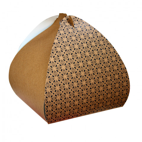 CAIXA KRAFT PARA BOLO E MONA ALTA 28X28X32CM CAIXA KRAFT PARA BOLO E MONA ALTA 28X28X32CM