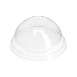 Tapa cúpula PET cerrada para tarrina (8,5Ø)