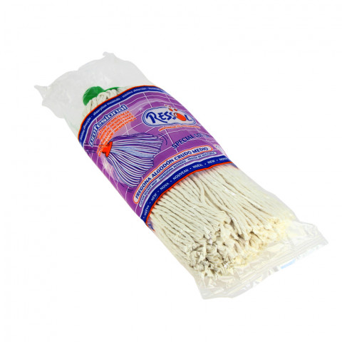 Fregona Algodón Hilo crudo fino 230 gr. Fregona Algodón Hilo crudo fino 230 gr.