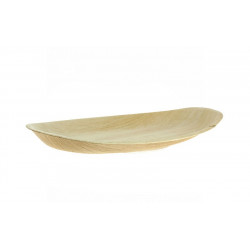Bandeja de hoja de palma oval 26x16cm