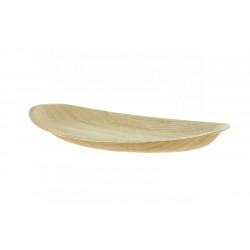 Bandeja de hoja de palma oval 26x16cm