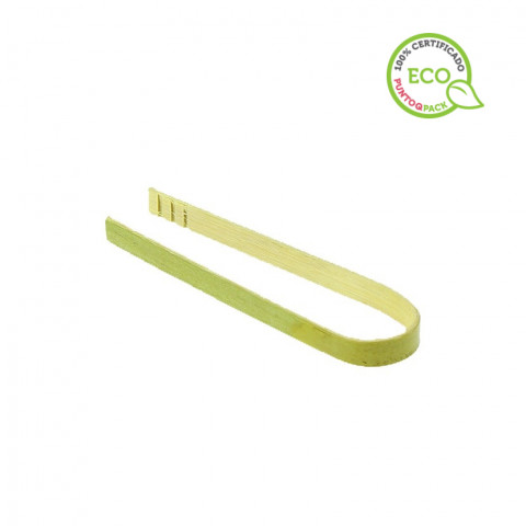 Pinças de bambu descartáveis para servir