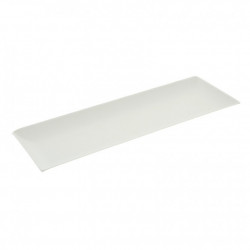 Platos de fibra blanco (27x9cm)