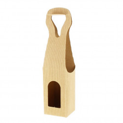 SACO DE CARTÃO KRAFT MICROCHANNEL 1 GARRAFA DE VINHO