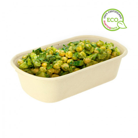 Envases fibra de caña de azúcar (700cc) | PuntoQpack
