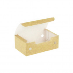 CAJAS PARA FRITOS PEQUENAS TIPO KRAFT CON VENTILACION
