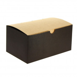 CAJAS PARA FRITOS NEGRAS KRAFT GRANDES Y AUTOMONTABLES