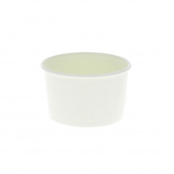 Tarrinas para helados blanca 80ml (3Oz) 