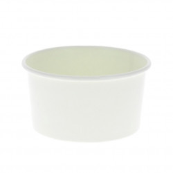 Tarrinas para helados blanca 180ml (6Oz)