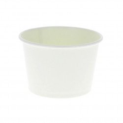 Tarrinas para helados blanca 240ml (8Oz)