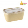 ENVASES KRAFT ESTANCOS PARA COMIDAS CALIENTES Y FRIAS 1000CC