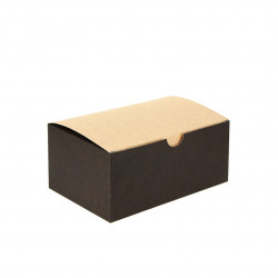 CAJAS PARA FRITOS NEGRAS KRAFT MEDIANAS Y AUTOMONTABLES