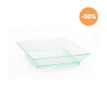 Plato PET transparente catering 6,5x6,5cm 40cc. Hasta fin de stock OUTLET