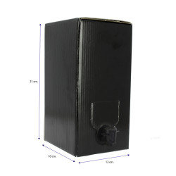 Caja kraft catering para bolsa termolaminada con grifo 2 litros