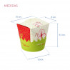 ENVASE DE CARTON DONER BOX DECORADO 750CC