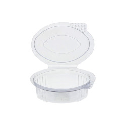 SALSERO PET RECICLABLE CON TAPA BISAGRA 30CC