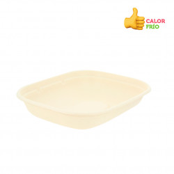 Envases biodegradables de fibra kraft 850cc