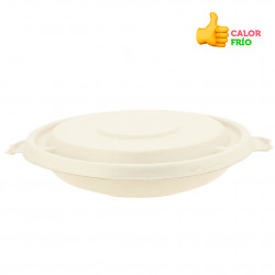 Ensaladera bowl de fibra biodegradable 700cc